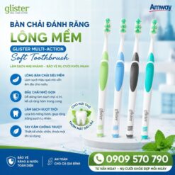 Bàn chải đánh răng lông mềm Glister Multi-Action Soft Toothbrush - Hộp 4 cái