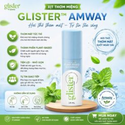 Nước xịt thơm miệng Glister Mint Refresher Spray
