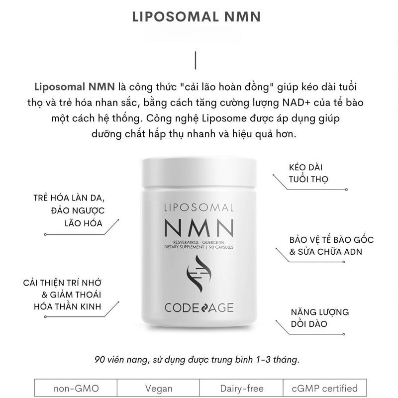 Liposomal NMN Codeage