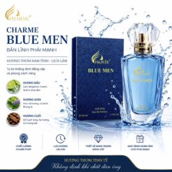 Nước hoa nam Charme Blue Men 50ml - Nam tính, sang trọng, lịch lãm