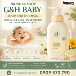 Sữa Tắm Gội Cho Bé G&H BABY Wash & Shampoo Amway 400ml